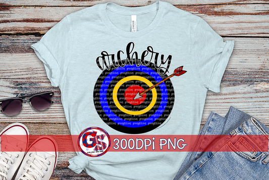 Archery PNG for Sublimation