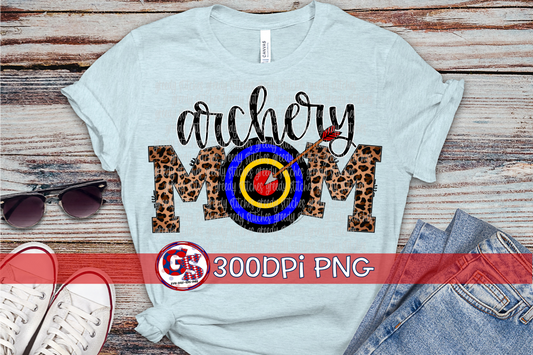 Archery Mom PNG for Sublimation