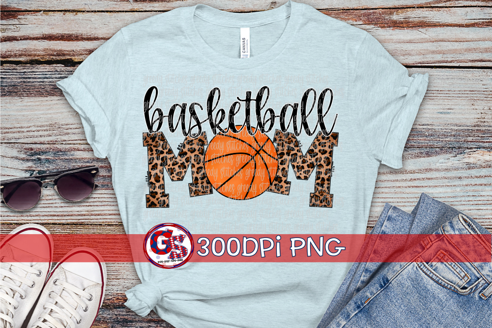 Basketball Mom PNG for Sublimation
