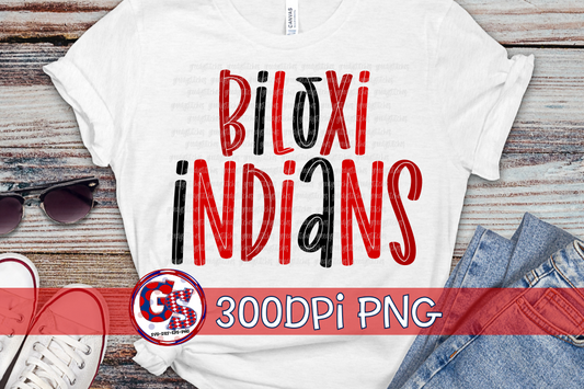 Biloxi Indians PNG for Sublimation