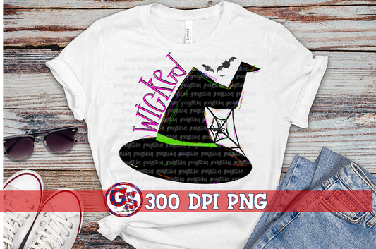 Wicked PNG for Sublimation Halloween PNG