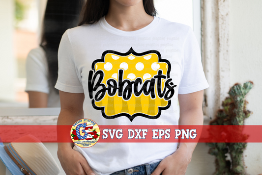Bobcats Frame SVG DXF EPS PNG