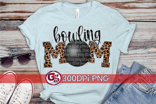 Bowling Mom PNG for Sublimation