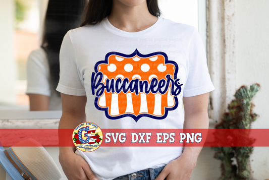 Buccaneers Frame SVG DXF EPS PNG