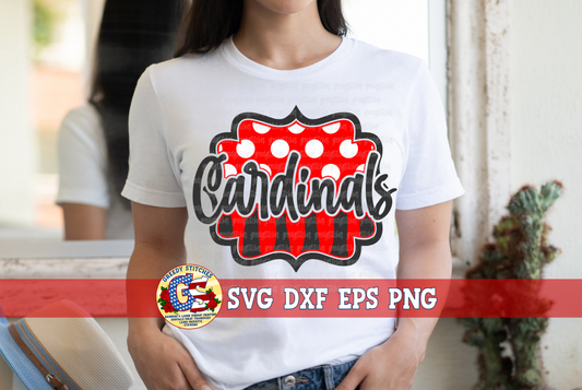 Cardinals Frame SVG DXF EPS PNG