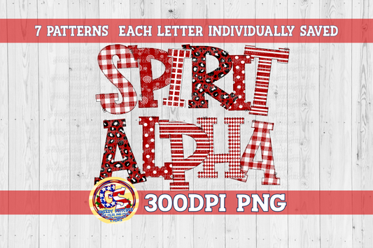 Cardinal Spirit Alpha PNG Set