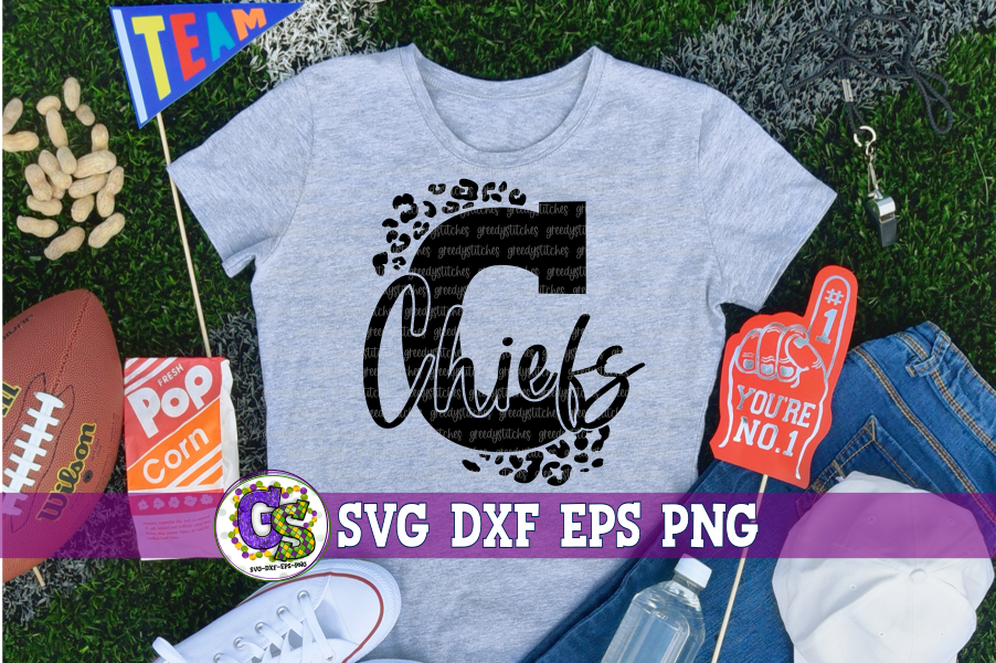 Chiefs C SVG DXF EPS PNG