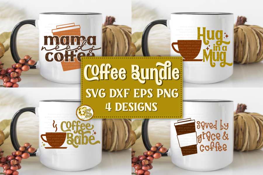 Coffee Bundle SVG DXF EPS PNG
