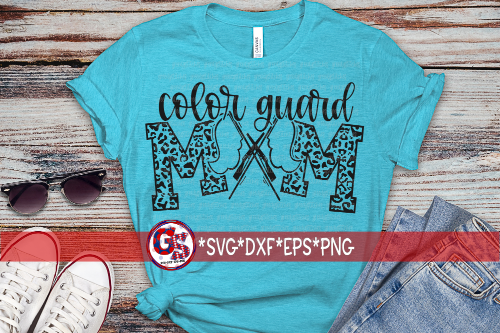 Color Guard Mom SVG DXF EPS PNG