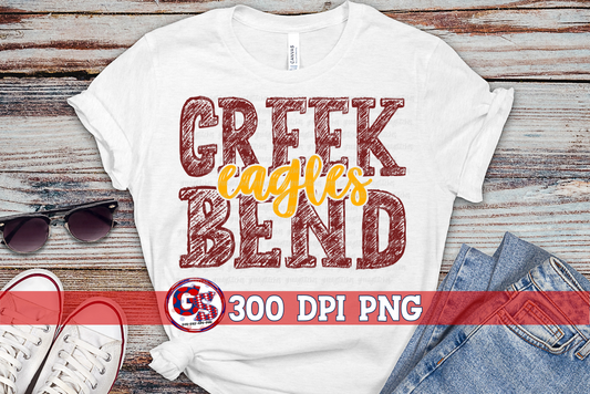 Creekbend Eagles PNG for Sublimation