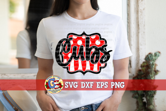 Cubs Frame SVG DXF EPS PNG