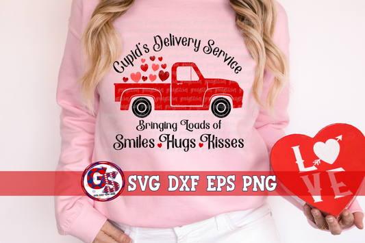 Cupid's Delivery Service SVG DXF EPS PNG