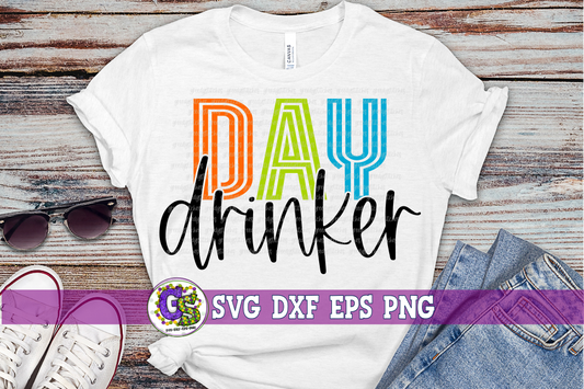 Day Drinker Lines SVG DXF EPS PNG