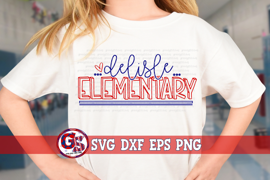 Delisle Elementary SVG DXF EPS PNG