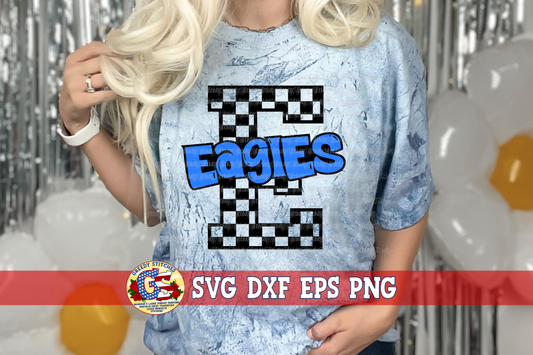 Eagles Checker SVG DXF EPS PNG