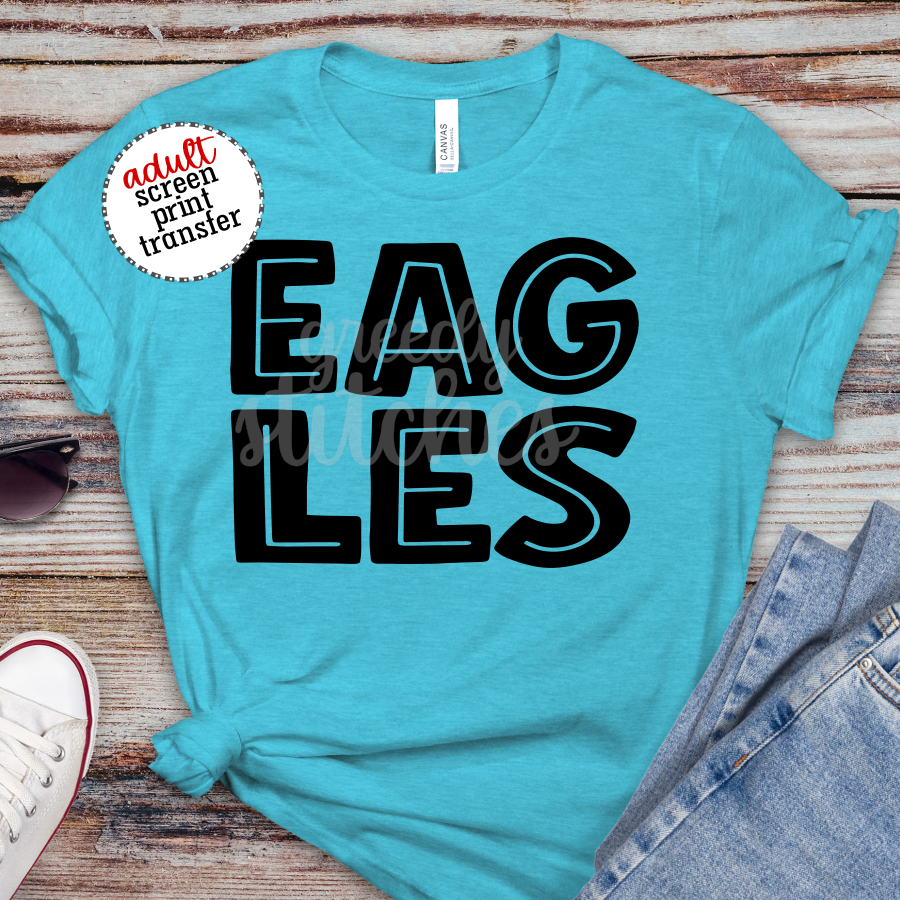 Eagles ADULT Screen Print Transfer