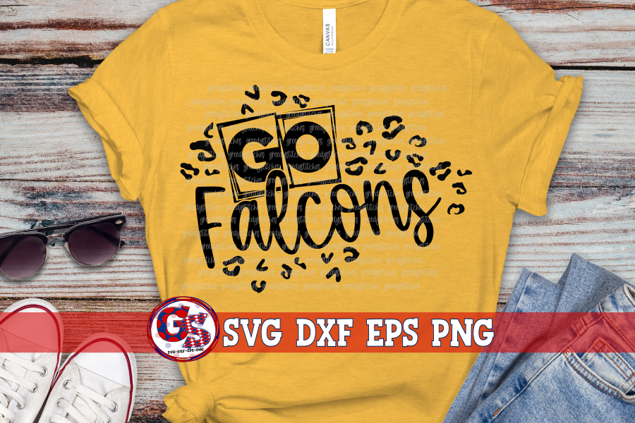 Go Falcons Leopard SVG DXF EPS PNG