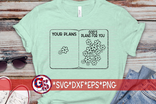 God's Plans for You SVG DXF EPS PNG