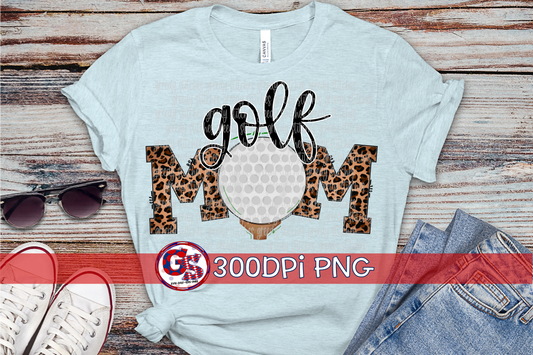 Golf Mom PNG for Sublimation