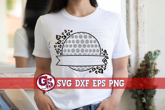 Golf Banner SVG DXF EPS PNG
