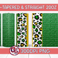 Green Gold Tumbler Wraps PNG for Sublimation