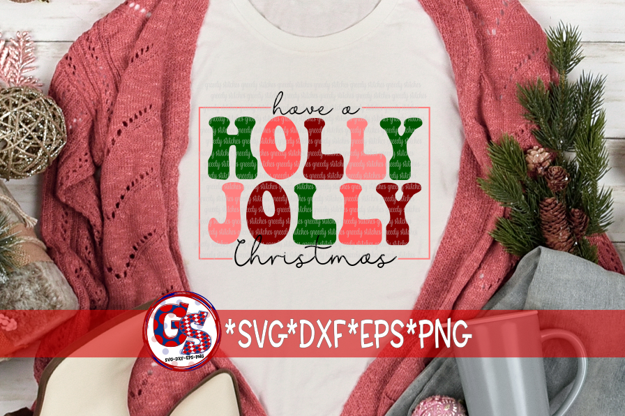 Groovy Retro Christmas Bundle SVG DXF EPS PNG