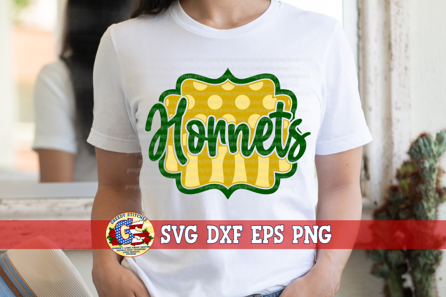 Hornets Frame SVG DXF EPS PNG