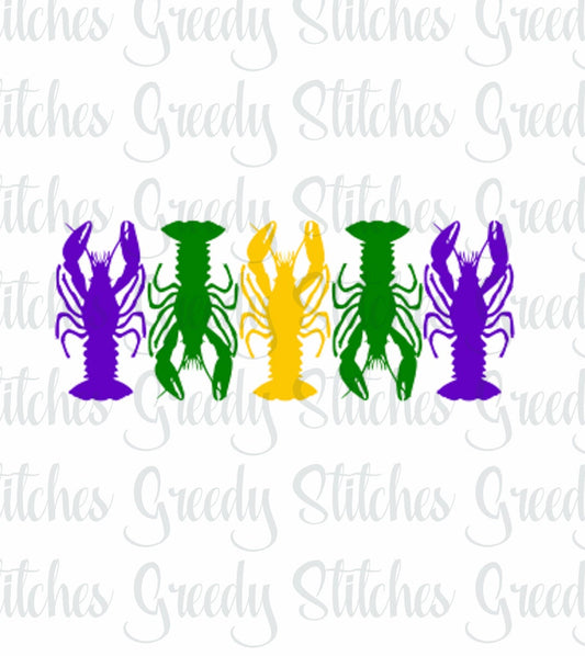 Mardi Gras Crawfish svg, dxf, eps, fcm, and png.  Crawfish SVG, Mardi Gras SVG, Mardi Gras Crawfish SVG, Instant Download.