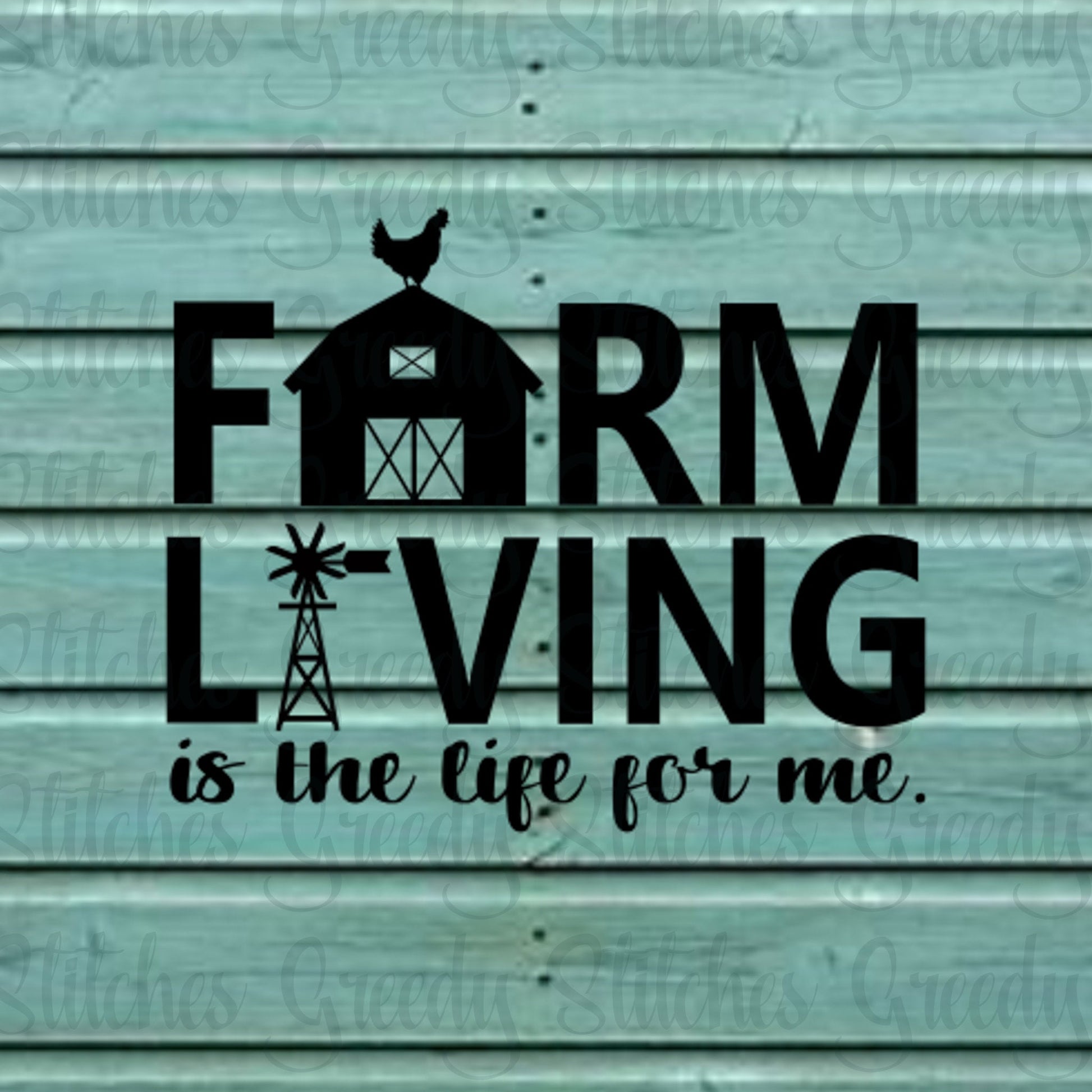 Farm Living Is The Life For Me SVG | Farm Life SvG | Farm svg, dxf, eps, png. Farmer SVG | Farm SvG | Farming SvG Instant Download Cut File.