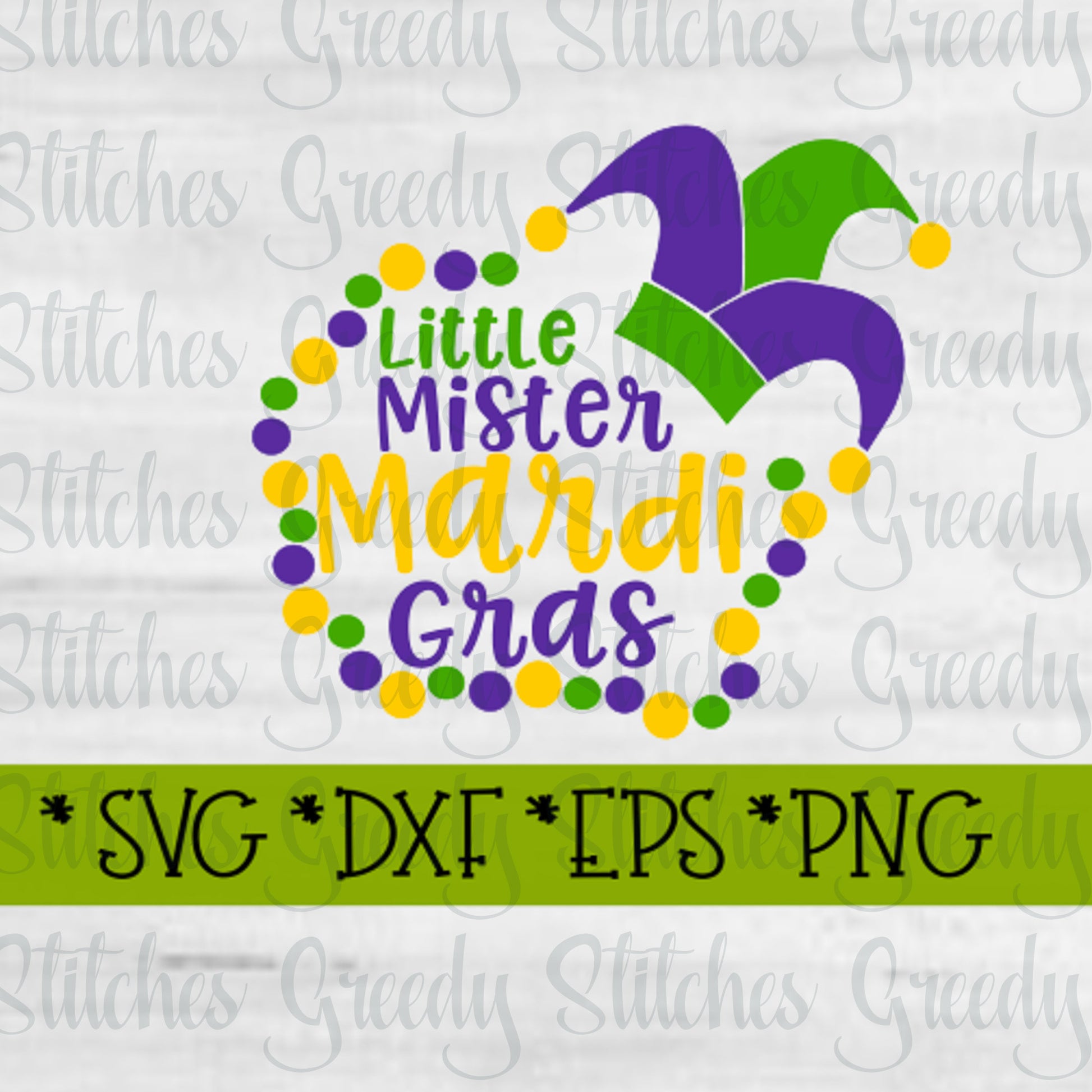 Little Mister Mardi Gras svg png dxf eps. Mardi Gras SvG | Little Mister SvG | Mister Mardi Gras SvG | instant Downolad Cut Files.