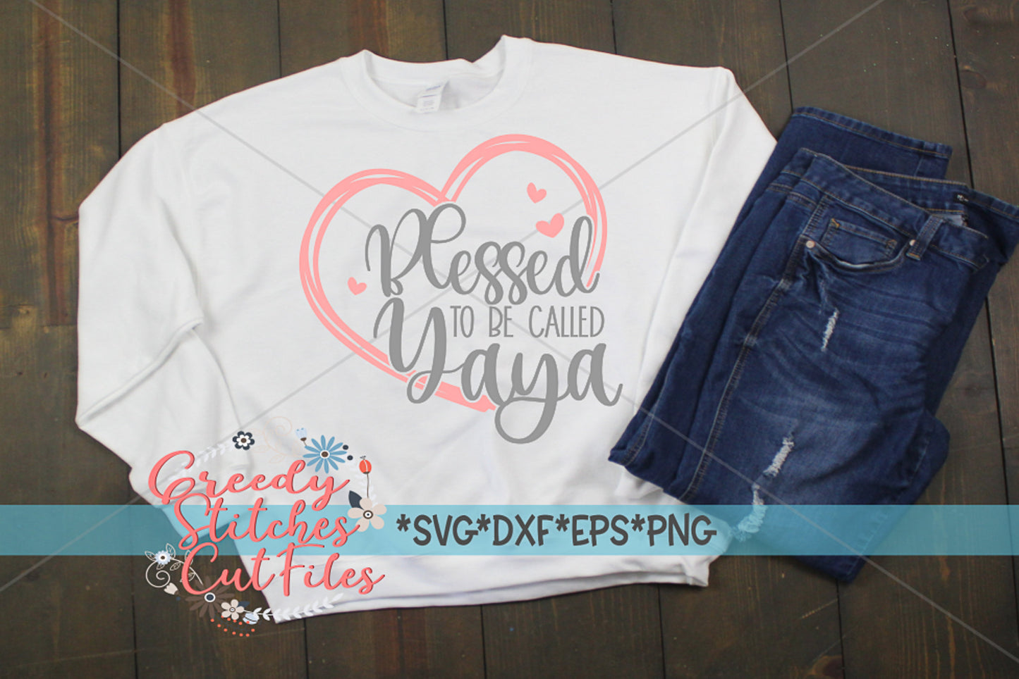 Blessed To Be Called Yaya SvG | Mother&#39;s Day SVG | Yaya EpS | Yaya SVG | Yaya DxF | Blessed Yaya svg dxf eps png. Instant Download Cut File