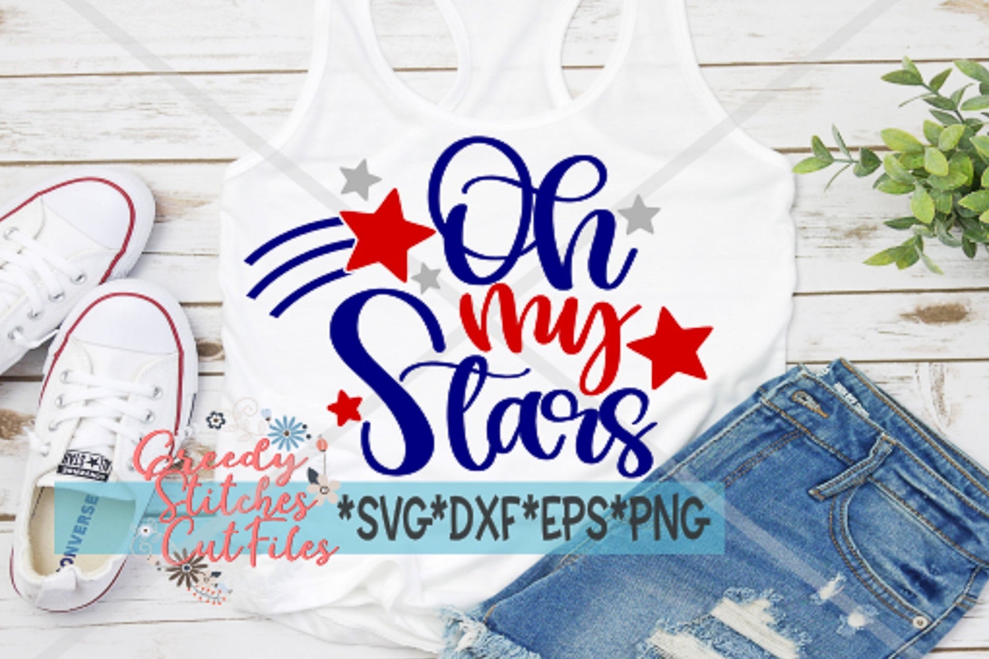 Oh My Stars SVG | July 4th SvG | Red White and Blue | Oh My Stars svg, dxf, eps, png. 4th of July SvG | July 4th | Instant Download Cut File