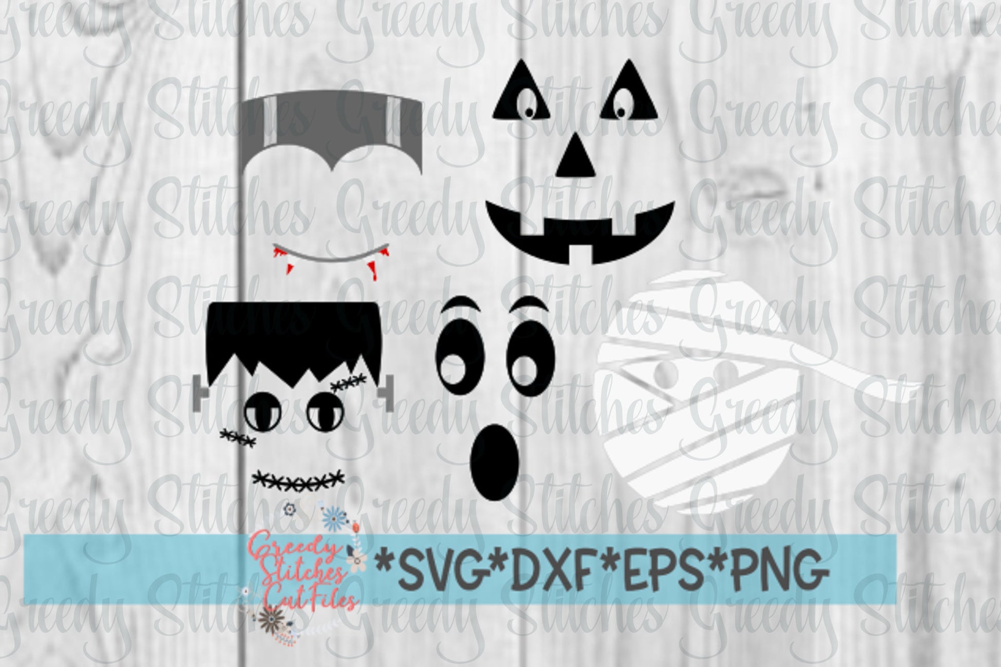 Halloween SVG Bundle | Jack O Lantern, Ghost, Vampire, Frankenstein, Mummy  svg, dxf, eps, png. Halloween SvG | Instant Download Cut Files.