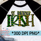 St Patrick Irish PNG for Sublimation