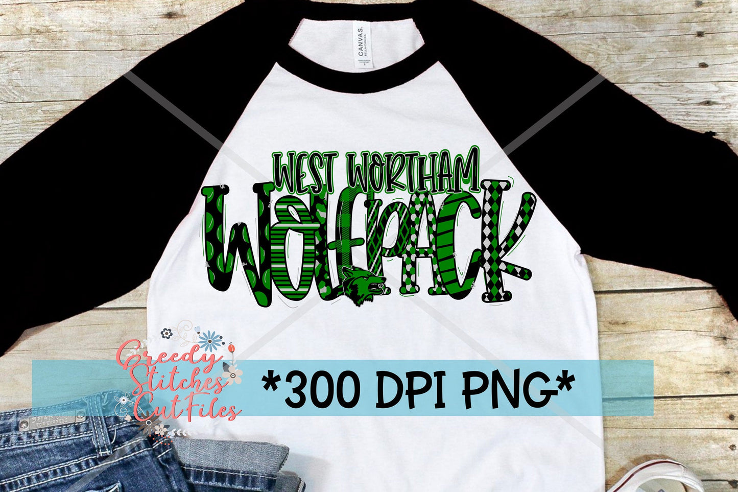 West Wortham Wolfpack Word Art PNG for Sublimation
