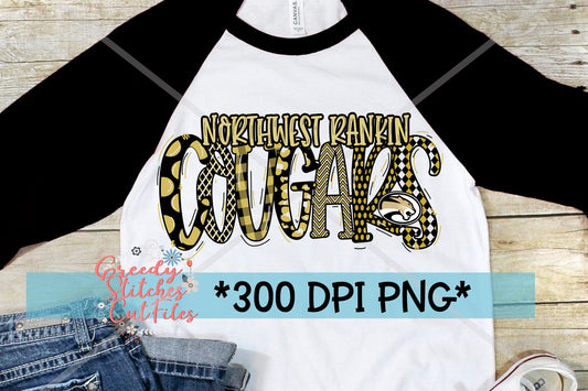 Northwest Rankin Cougars PNG Sublimation