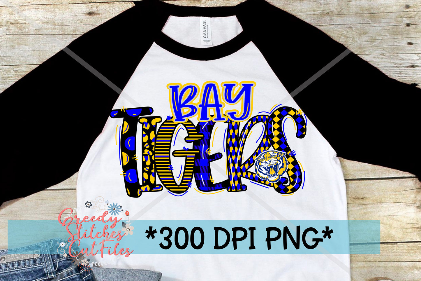 Bay Louis Tigers PNG for Sublimation