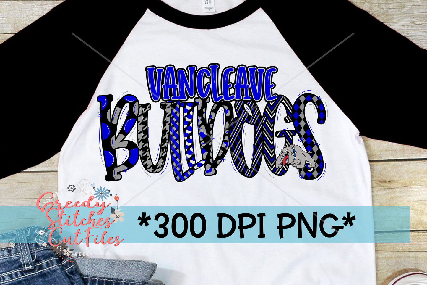 Vancleave Bulldogs PNG for Sublimation