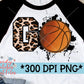 Go Basketball PNG Sublimation