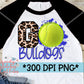 Go Bulldogs Tennis PNG for Sublimation