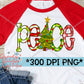 Peace PNG for Sublimation
