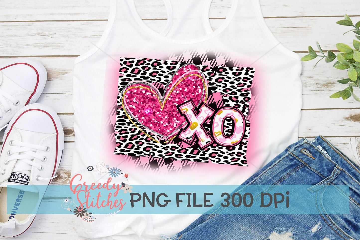 Valentine's Day XO PNG for Sublimation