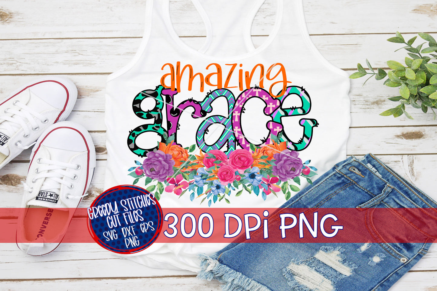 Amazing Grace PNG for Sublimation