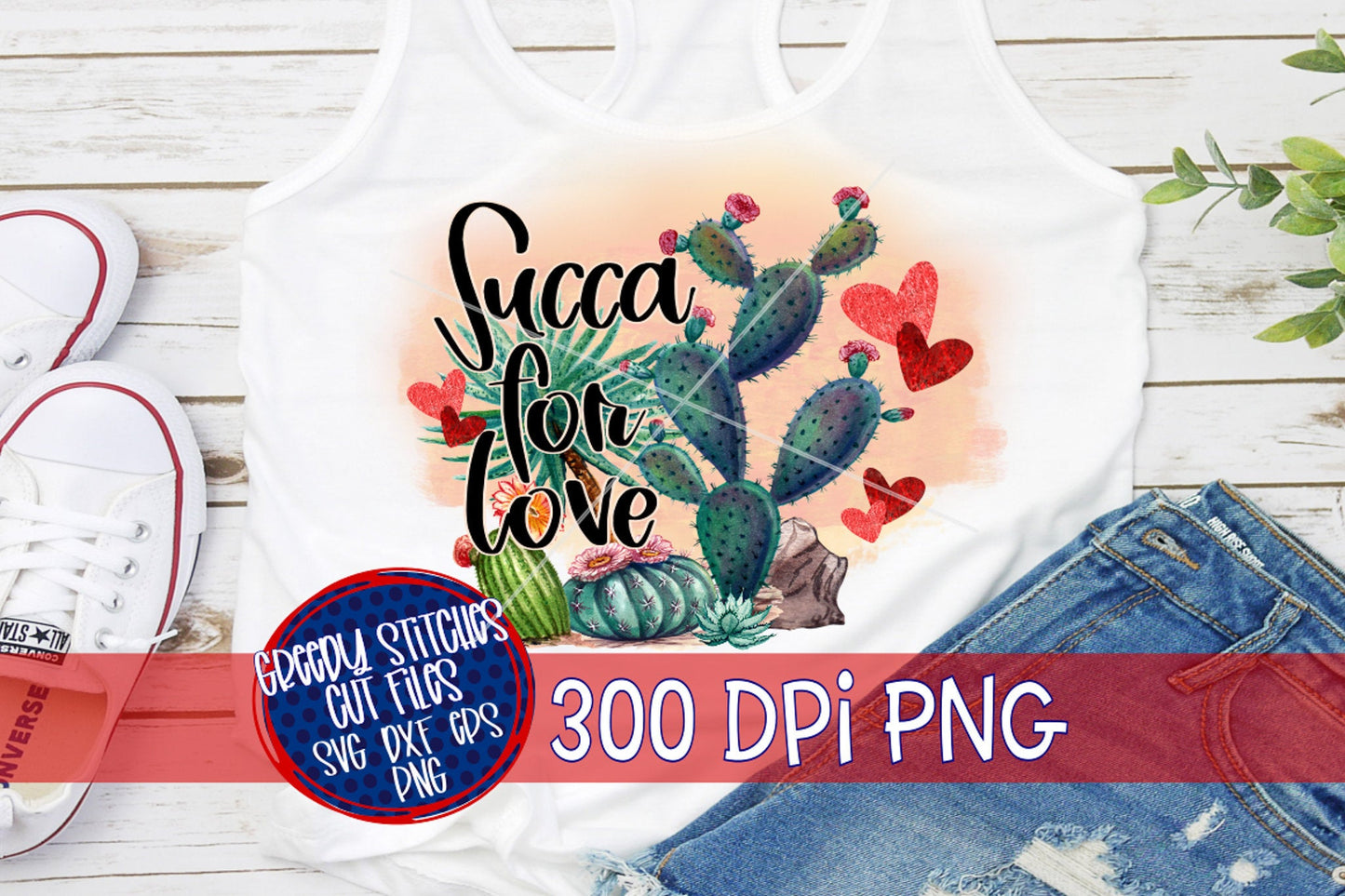 Succa for Love PNG for Sublimation