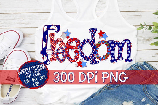 Freedom PNG for Sublimation