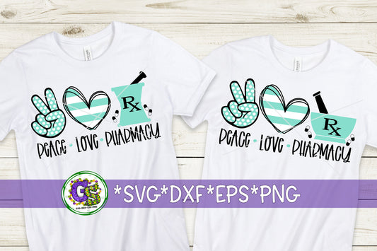 Pharmacy SvG | Peace Love Pharmacy svg dxf eps png. Pharmacist SVG  | Peace Love Pharmacy SvG | Essential SvG | Pharmacist Instant Download