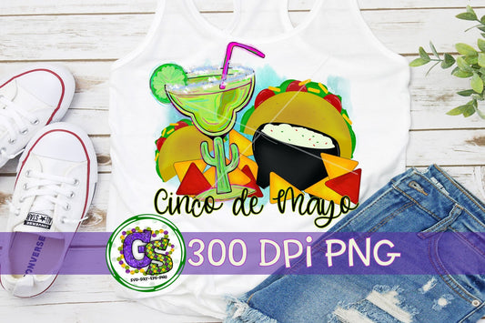 Cinco de Mayo PNG for Sublimation