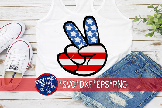 July 4th SvG | American Flag Peace SIgn svg dxf eps png. Peace Sign SvG | American Flag SVG | Peace SvG | USA SvG |Instant Download Cut File