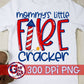 Mommy's Little Fire Cracker PNG For Sublimation