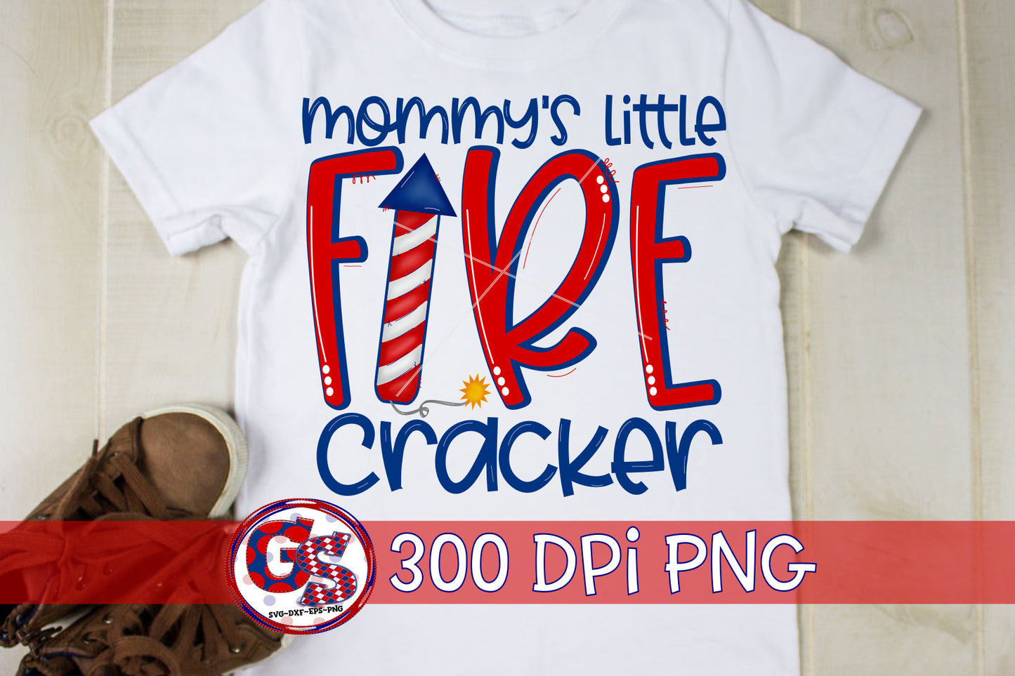 Mommy's Little Fire Cracker PNG For Sublimation